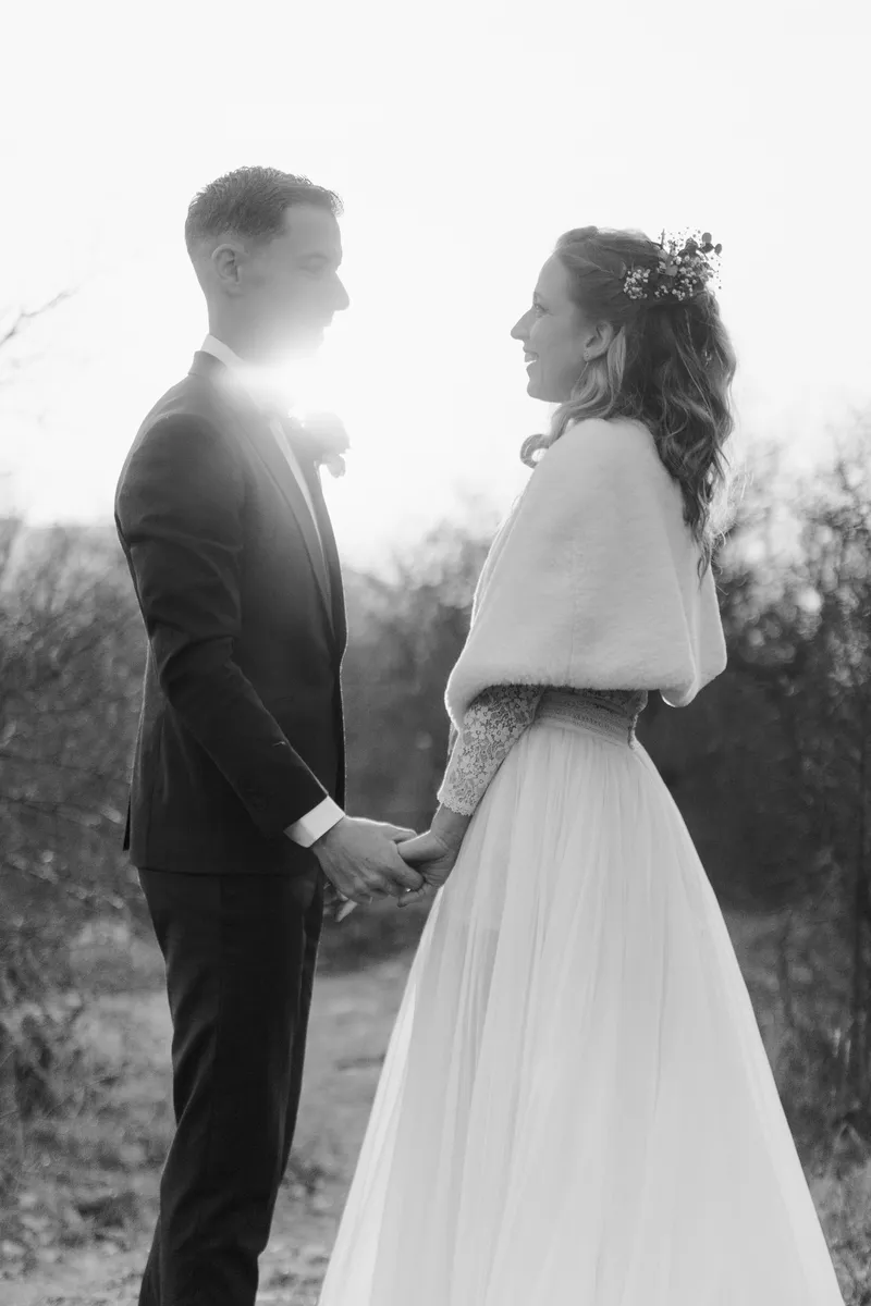 Détails élégants de mariage